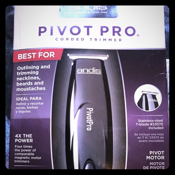 andis pivot pro corded trimmer